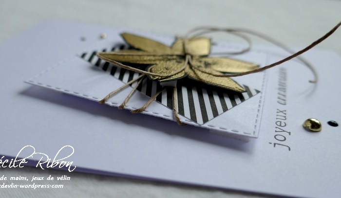 Du blanc, du noir et de l&rsquo;or pour un anniversaire de&nbsp;Novembre.