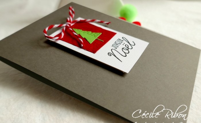 Carte de Noël&nbsp;minimaliste