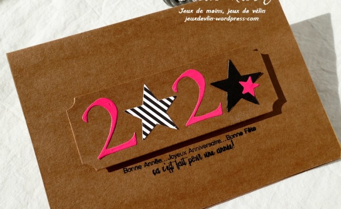 Le marathon de cartes du Créablablablog  : En route vers 2020 avec&nbsp;Réjane