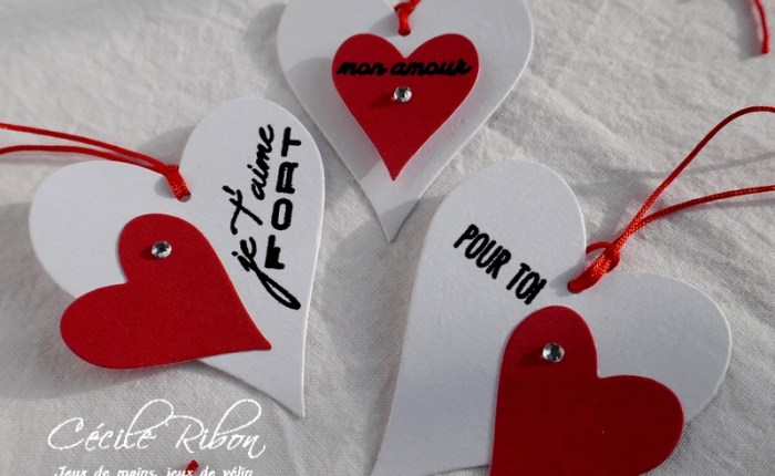 Des étiquettes à gogo #13 – Duos de cœurs  pour la&nbsp;Saint-Valentin.