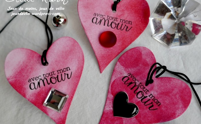 Des étiquettes à gogo #17 – Du Glamour pour la&nbsp;Saint-Valentin.