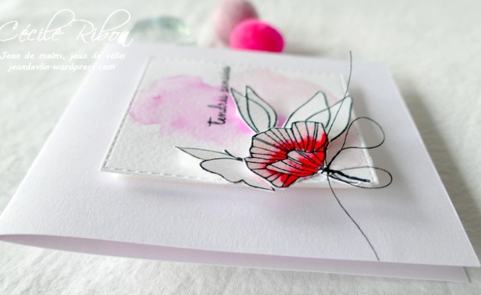 Des pensées rose&nbsp;tendre…