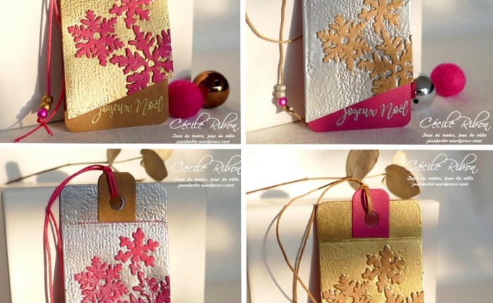 Des étiquettes à gogo #19 – Des flocons pour Noël.