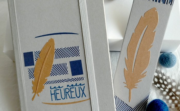 Ensemble Petit Carnet et Marque-page #2.