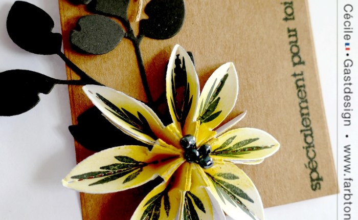 DT Farbton Papier : Etiquette cadeau