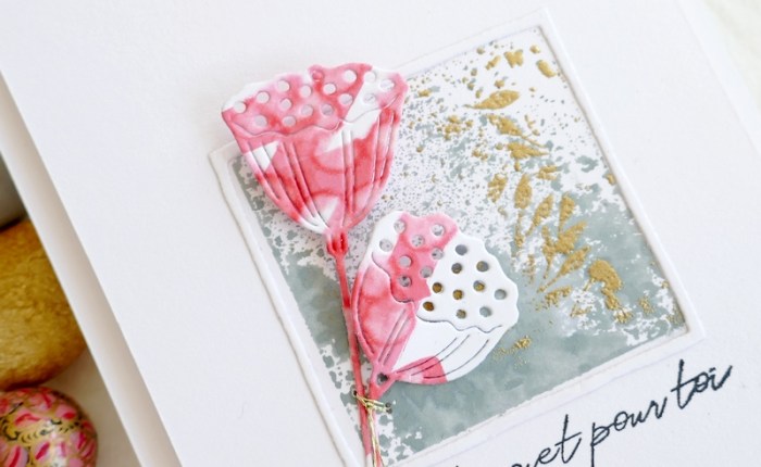 JUST US Girls #641 – Color Week – Coral, Light grey and gold