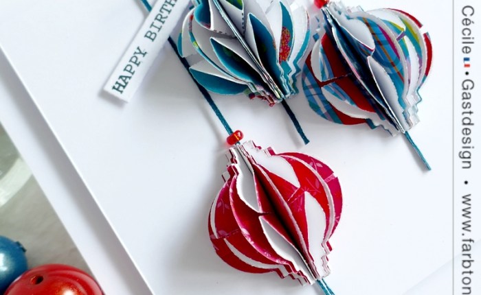 DT Farbton Papier : « Lampions ».