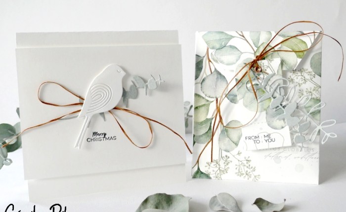 Ensemble cadeau pour Noël – Carte, pochette et étiquette