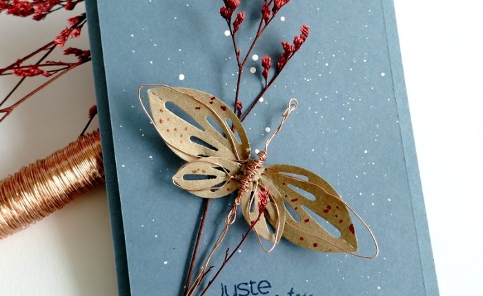 DT Farbton Papier : Une libellule.