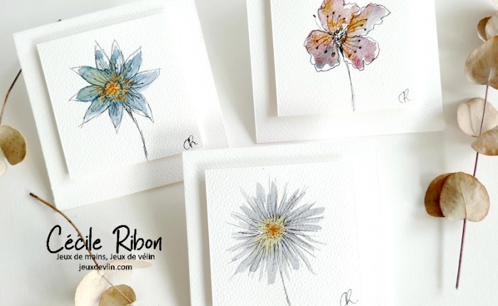 Des fleurs imaginaires à l&rsquo;aquarelle