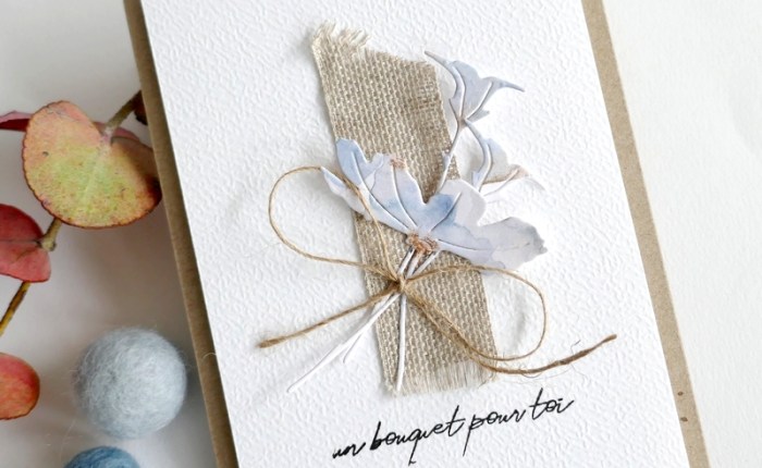 Un bouquet pour toi.