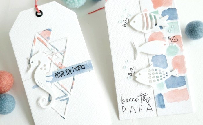 Des étiquettes format XXL pour la fête des pères.