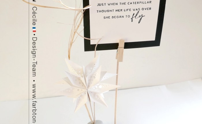 DT Farbton Papier : Un porte-photo étoilé