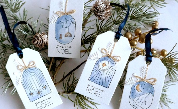 Simply Graphic : La collection de Noël 2023 – Des étiquettes « Boho »