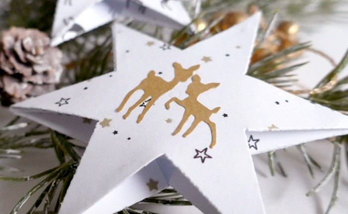 DT Farbton Papier : Des étoiles pour le sapin #1.