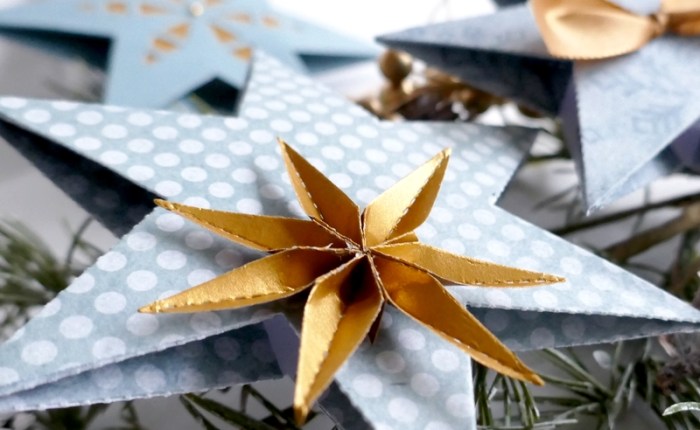 DT Farbton Papier : Des étoiles pour le sapin #2.