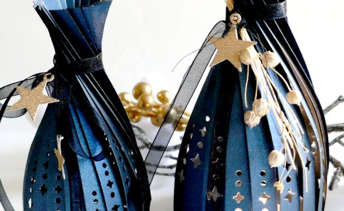 DT Farbton Papier : Des photophores en papier #17 – Pour les tables de Fêtes