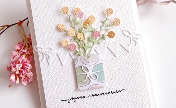 Simply Graphic – Encore une carte d&rsquo;anniversaire très&nbsp;printanière