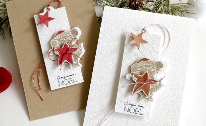 DT Farbton Papier : &laquo;&nbsp;Lui&nbsp;&raquo; , la petite souris de Noël …&nbsp;#2