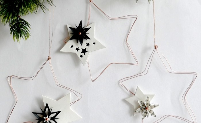 DT Farbton Papier : Des étoiles en fil de fer et&nbsp;papier