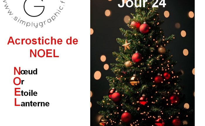 Simply Graphic: Le jeu de l&rsquo;Avent 2024 – jour&nbsp;24