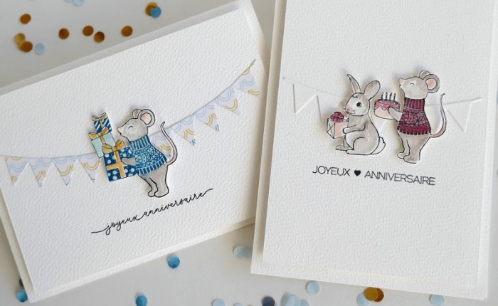 Simply Graphic – Duo de cartes d’anniversaire pour enfants