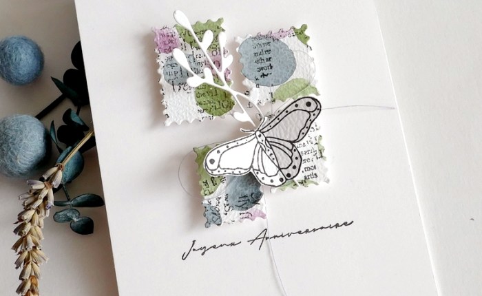 Simply Graphic – Une carte très printanière.