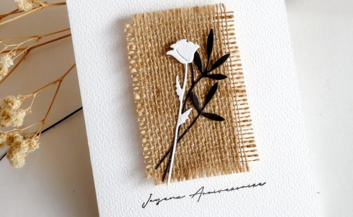 Simply Graphic – Une carte d’anniversaire minimaliste.