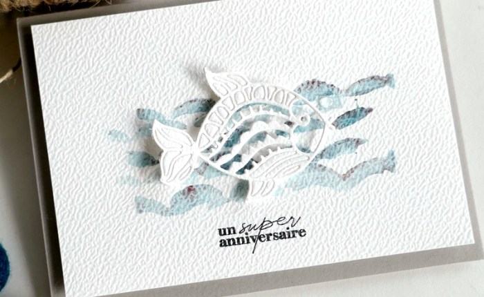 Carte d’anniversaire – Joli petit poisson.