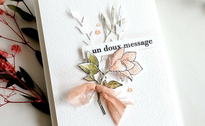 Simply Graphic – Carte « Un doux message »