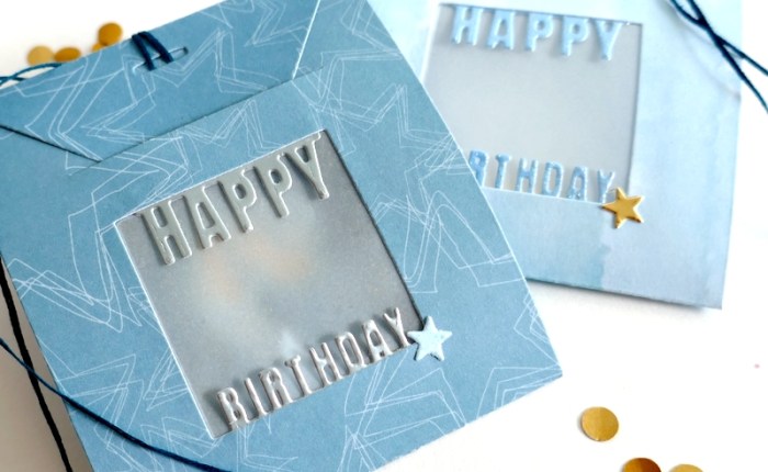 DT Farbton Papier : Mini-pochettes surprises d’anniversaire