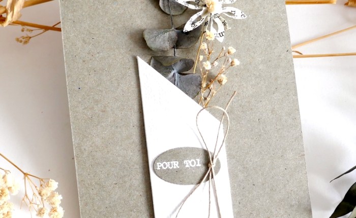 DT Farbton Papier : Un bouquet pour toi …