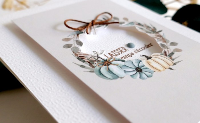 Simply Graphic: Carte « Douceur de vivre » 1/2.