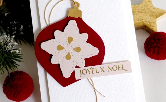 Freshly Made Sketches #711- A sketch by Kim (Carte de Noël).