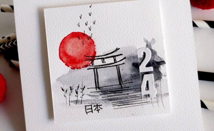 24 Bougies… au Japon (Carte d&rsquo;anniversaire)