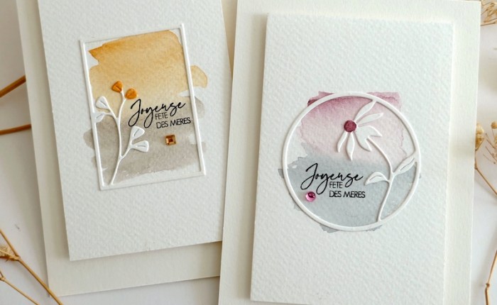 Duo de cartes pour la fête des&nbsp;mères