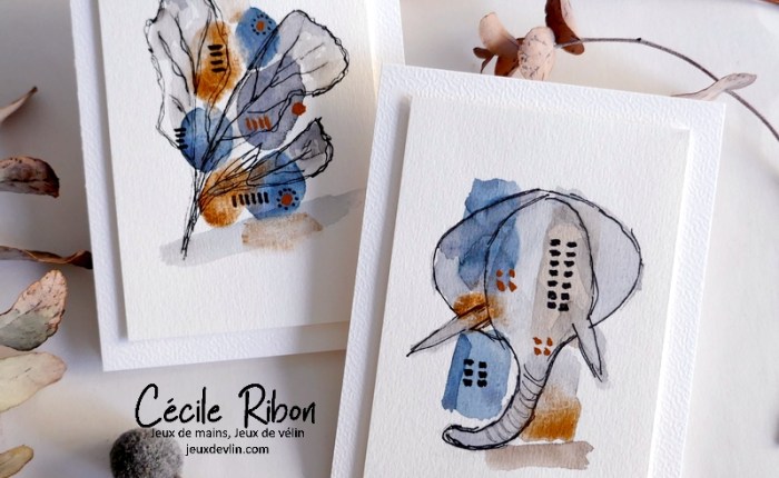 Cartes à l&rsquo;aquarelle (Sans&nbsp;texte)