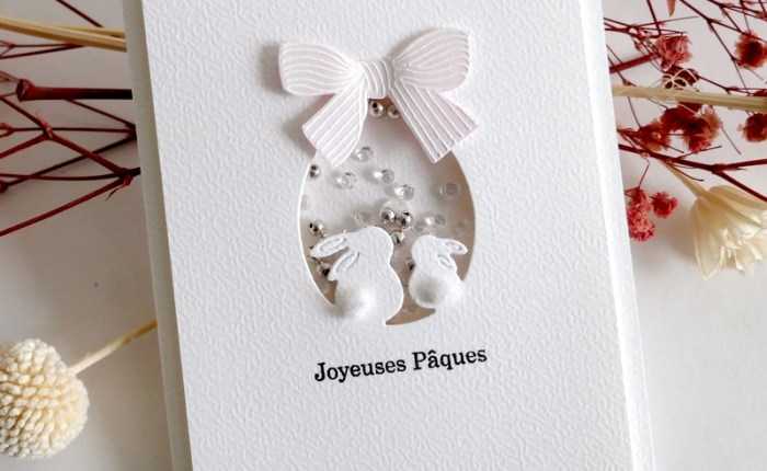 Carte de Pâques&nbsp;minimaliste