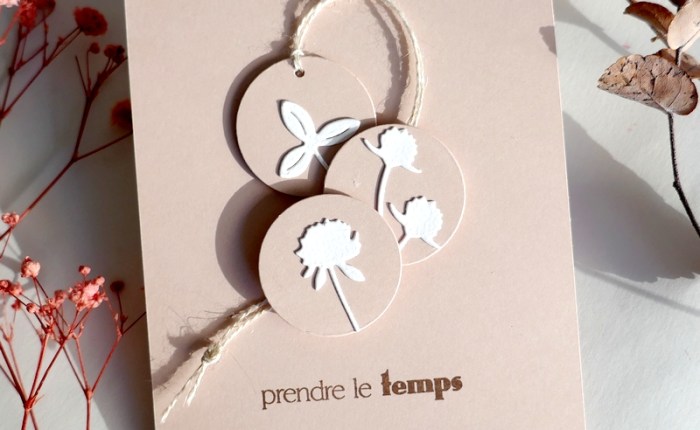 Simply Graphic: Prendre le temps … (Carte&nbsp;minimaliste)