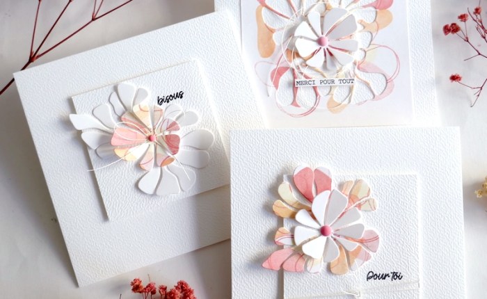 Simply Graphic: Trio de cartes&nbsp;fleuries.