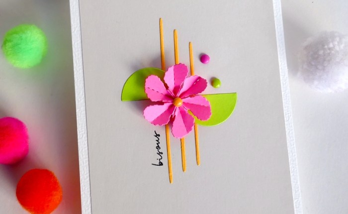 Farbton Papier : Une carte aux couleurs vitaminées&nbsp;(Bisous).