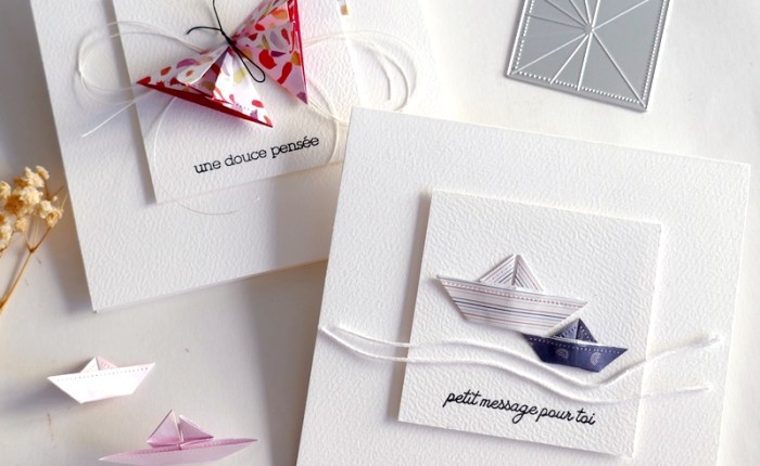 Farbton Papier : Duo de cartes minimalistes.